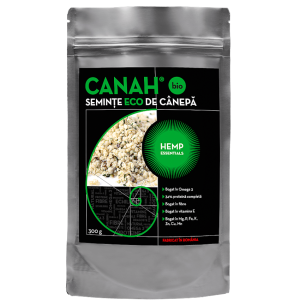 Semințe decorticate de cânepă ECO 300 g