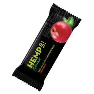 Baton Hemp Up cânepă cu merișoare 48 g