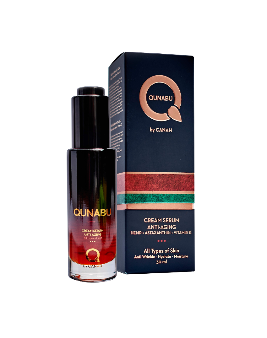 Cremă serum anti-aging pentru toate tipurile ten QUNABU 30 ml