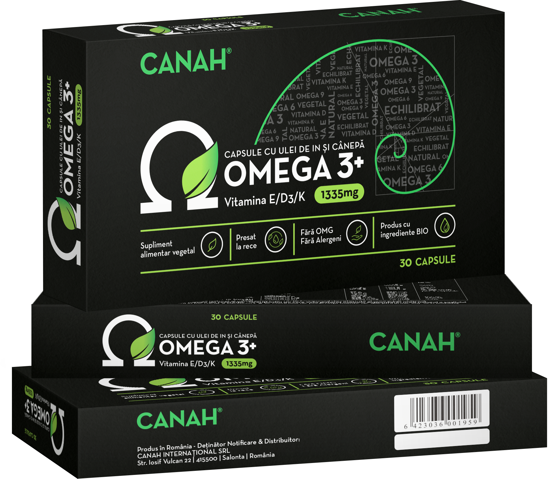 Capsule cu ulei de in și cânepă – Omega 3 – 30 de capsule